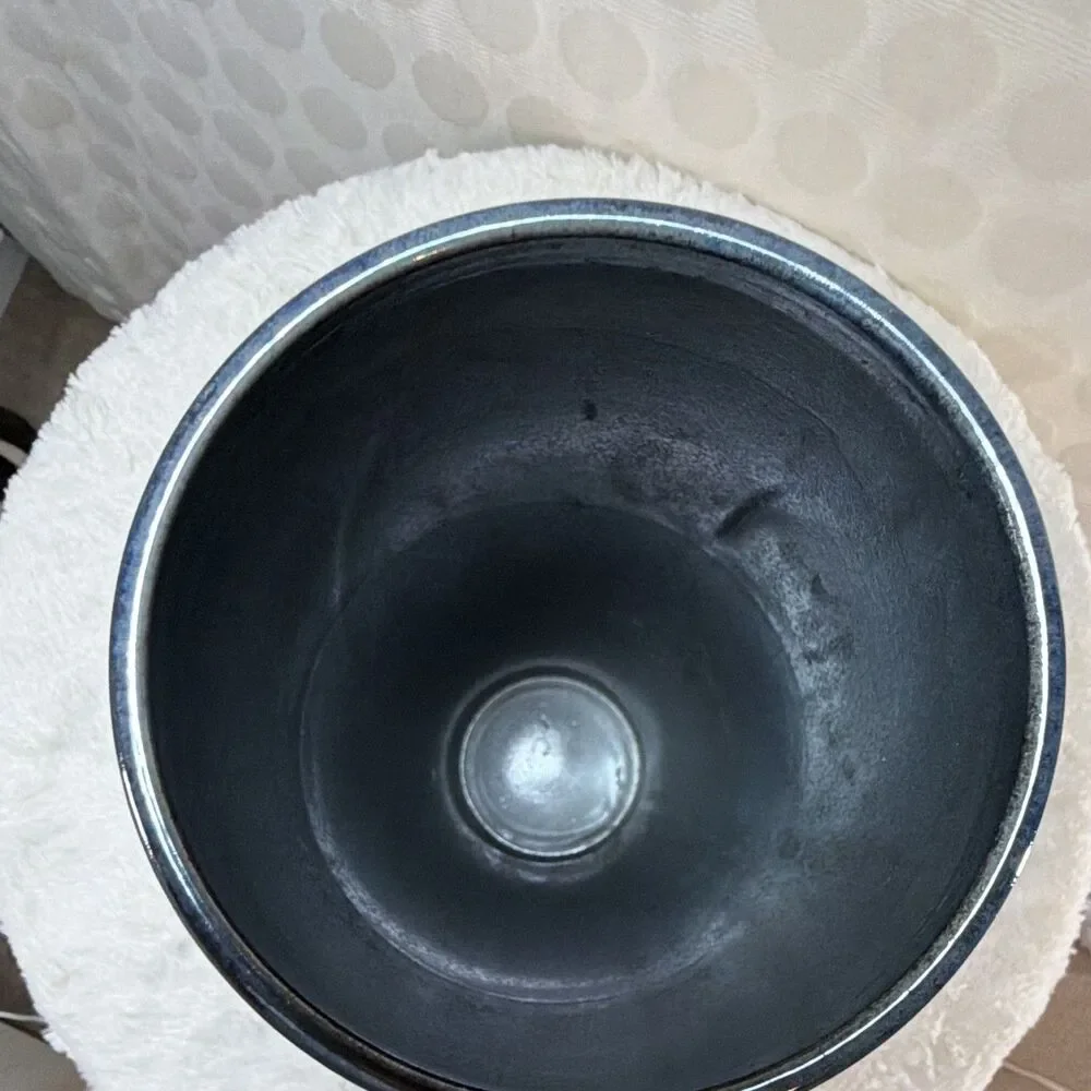 Apropos Home Collection Blue Gray Ceramic Vase 16.5” Made in Portugal